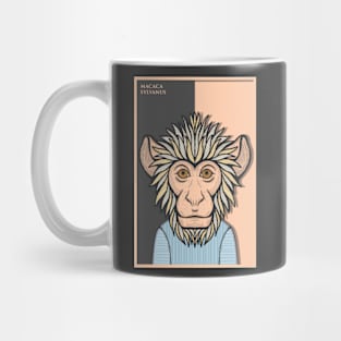 Barbary Macaque Monkey Mug